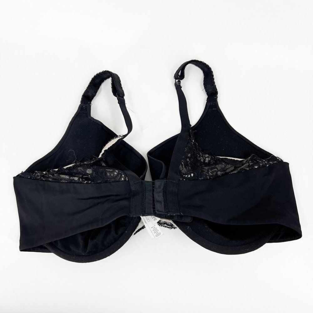 ✅ LE MYSTERE BLACK UNDERWIRE BRA SIZE‎ 40DDD - Picture 2 of 4